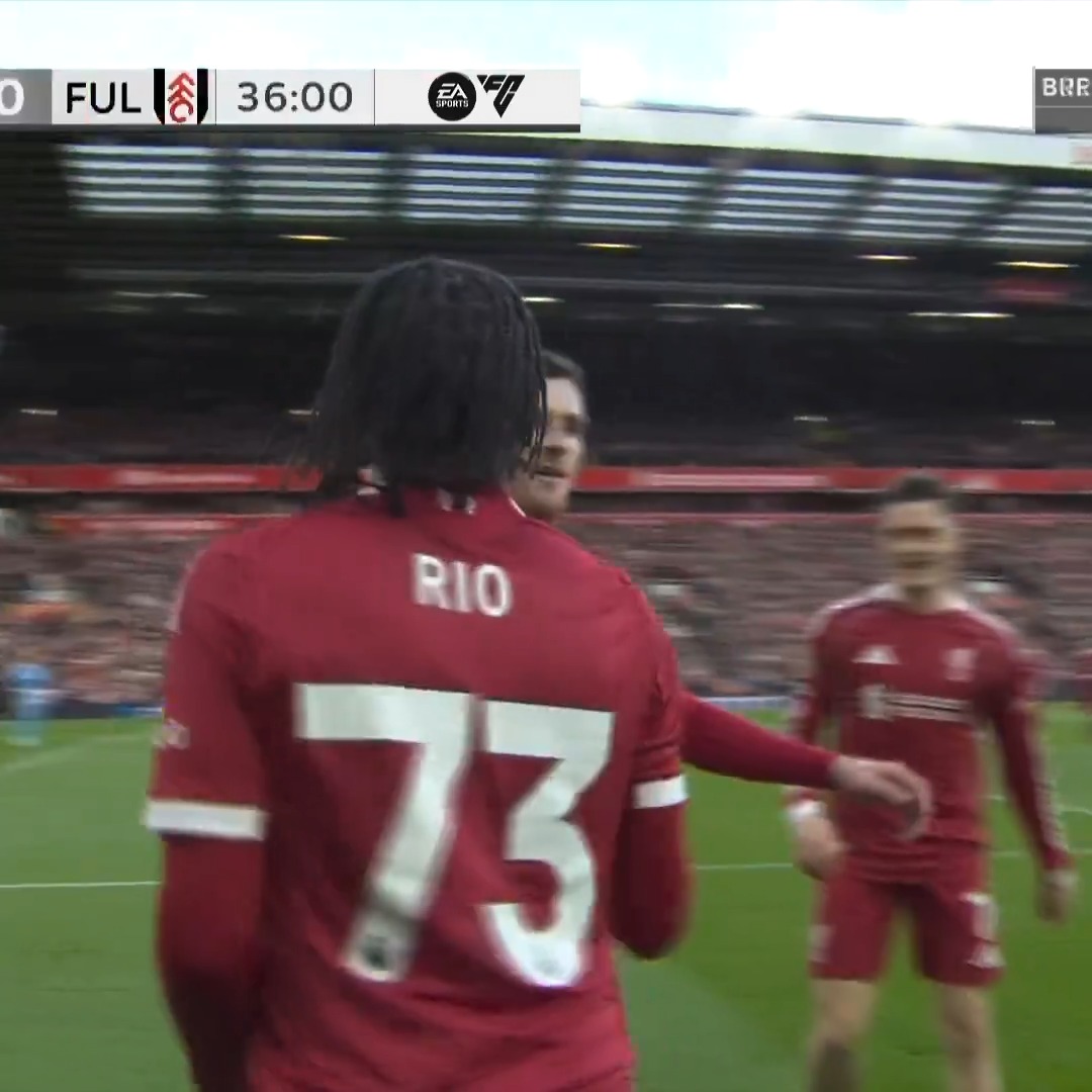 17-YEAR-OLD RIO NGUMOHA'S FIRST ANFIELD GOAL IS A BEAUTY. 😮‍💨
