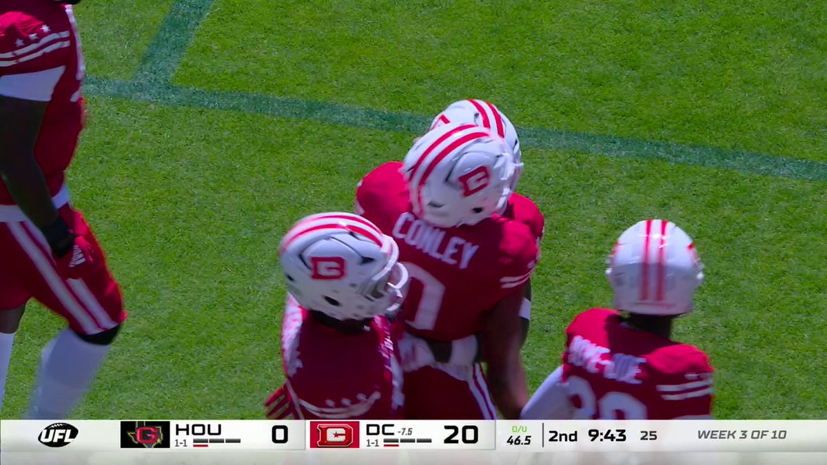 Gareon Conley pick-six on Taulia Tagovailoa 😳 The DC Defenders are rolling on ESPN and the ESPN App 🔥