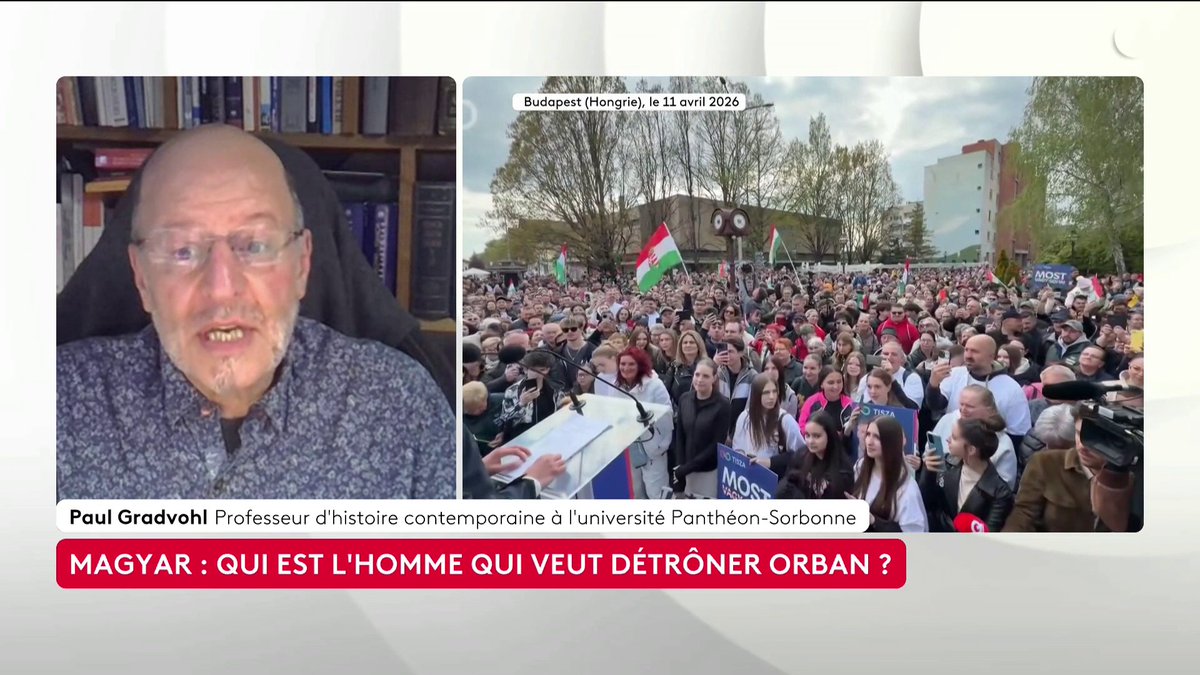 🔴 Élections législatives en Hongrie : "L’Union européenne ne choisit pas ses dirigeants, mais Péter Magyar serait un partenaire incomparablement plus constructif que Viktor Orbán", analyse Paul Gradvohl. #ToutEstPolitique #canal16