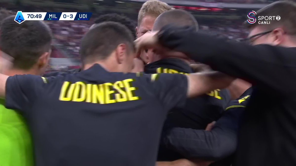 👀 71’ Milan 0-3 Udinese