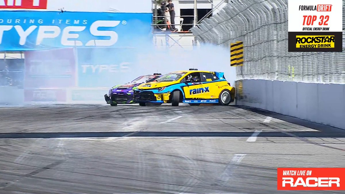 SHEESH. Ryan Tuerck vs Wataru Masuyama in Long Beach. Presented by @RockstarEnergy #FormulaD #FormulaDRIFT #FDLB