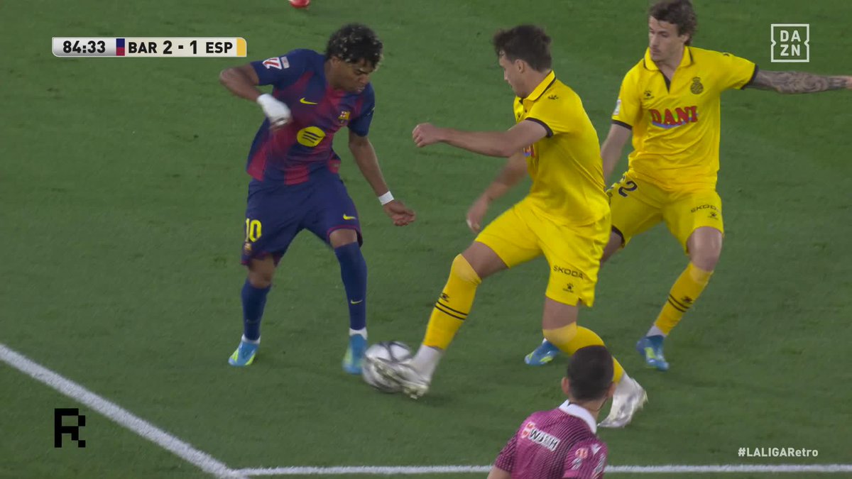 Las fantasías de Lamine Yamal ✨ Cada vez que toca el balón, deja al Camp Nou con la boca abierta 🔥 #LALIGAenDAZN ⚽