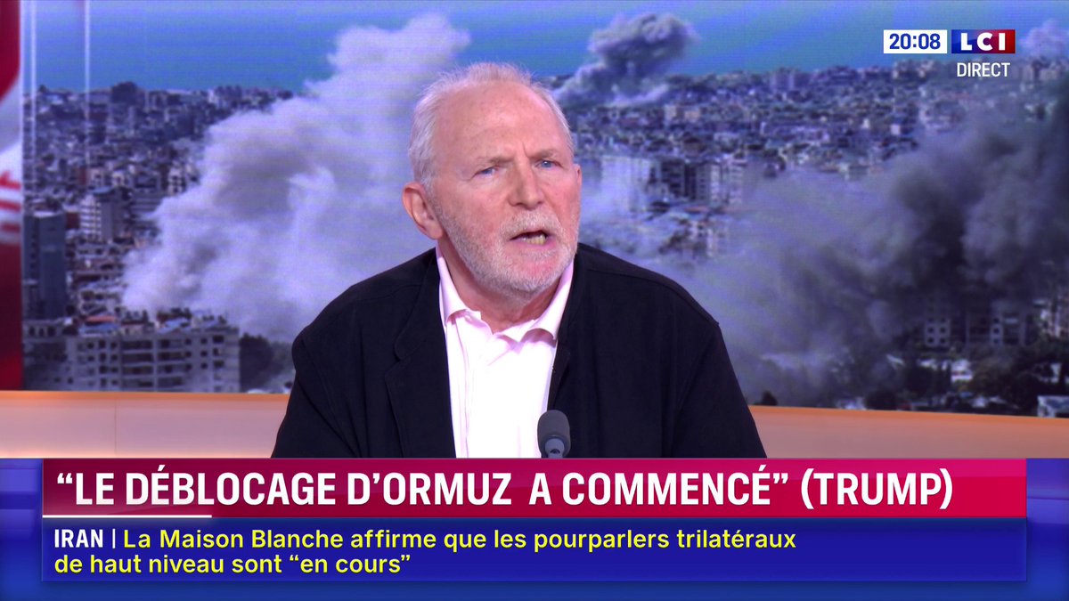 🔴 Des navires américains ont franchi Ormuz : 🗣️ "Cela n'aurait été dans l'intérêt des Iraniens de tirer sur ces destroyers. (...) Dans les négociations, ce sont malheureusement les Iraniens qui sont en meilleure position que les Américains." Bernard Guetta