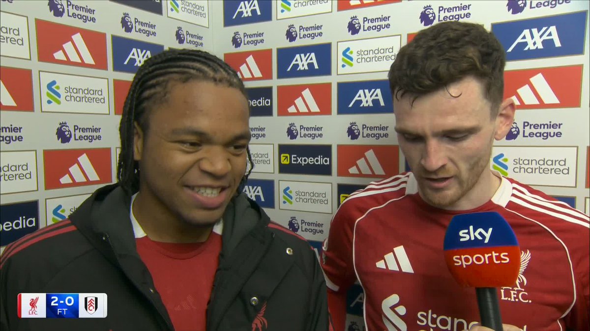 "It's a good feeling and a great feeling..." Rio Ngumoha can't stop smiling after scoring his first goal at Anfield! 🥹