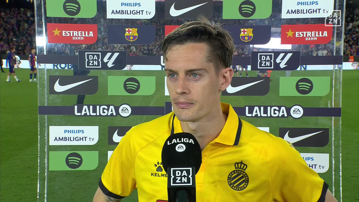 "SE HA VISTO EL RESPETO QUE TIENEN HACIA LOS OTROS COMPAÑEROS DE PROFESIÓN" 💥 El mensaje de Pol Lozano sobre los jugadores del Barça después de perder el derbi #LALIGAenDAZN ⚽