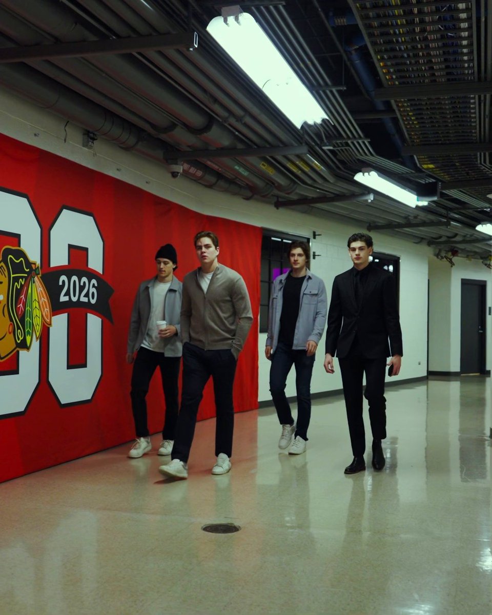 That's a lot of Chicago Blackhawks rookies 👀