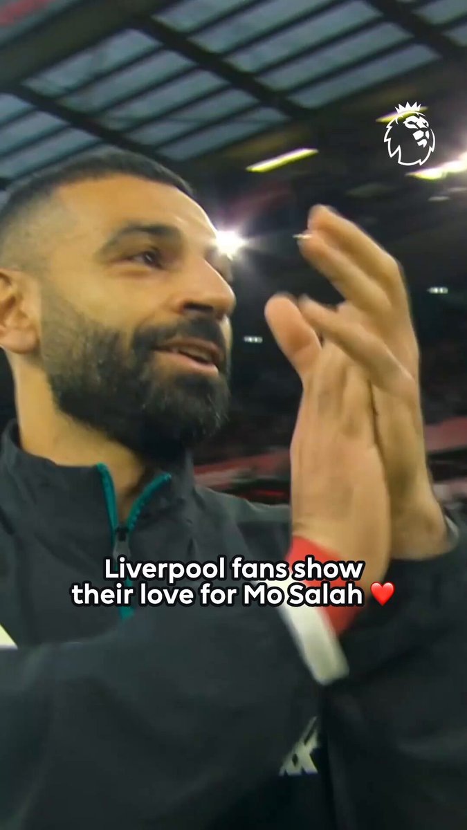 ❤️ Liverpool FC fans show their appreciation for a true legend of the club following today's victory against Fulham