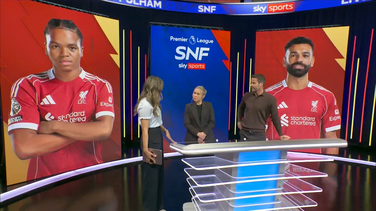 "He could come off the bench and give you a bit of X factor" Jamie Redknapp on whether Rio Ngumoha should be granted a starting position against PSG 💬