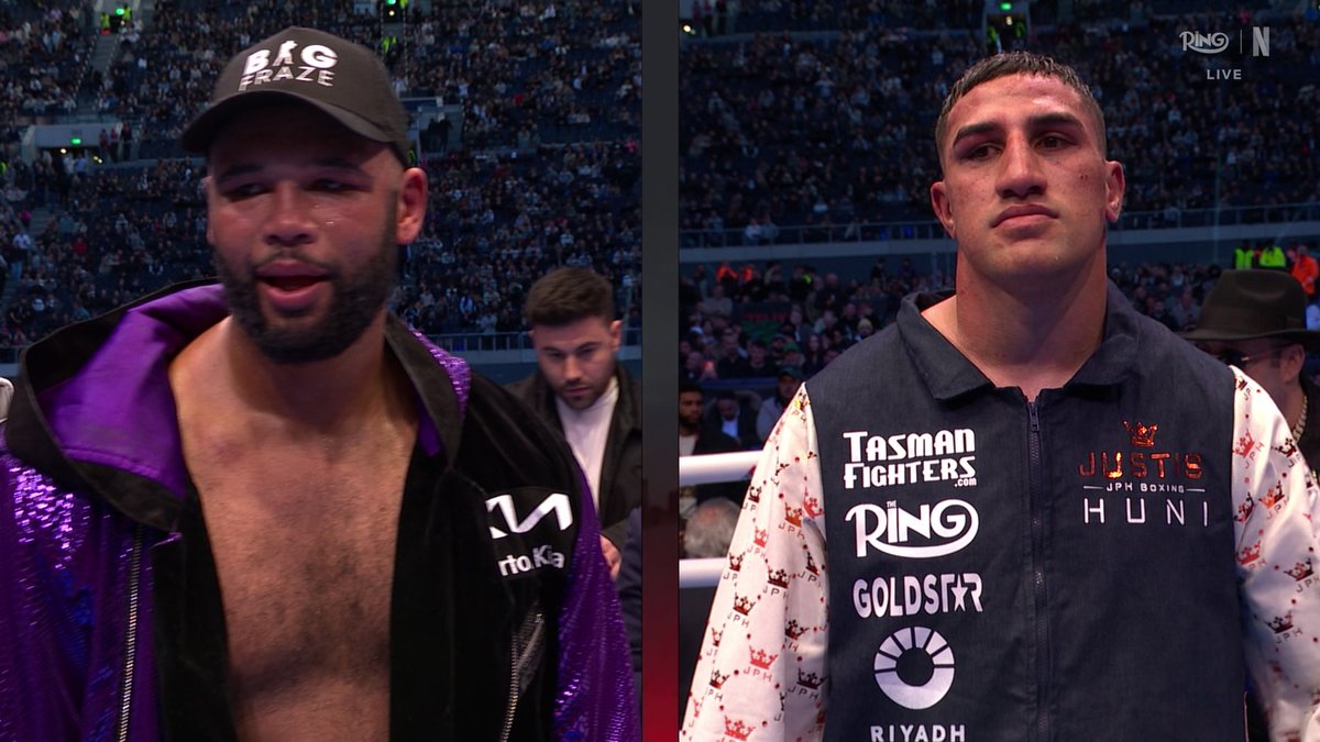 JUSTIS HUNI DEFEATS FRAZER CLARKE VIA MAJORITY DECISION!!! 👏 #FuryMakhmudov is LIVE on Netflix!