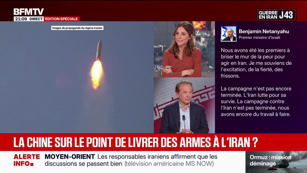Selon le média américain CNN, la Chine pourrait bientôt livrer des armes à l'Iran