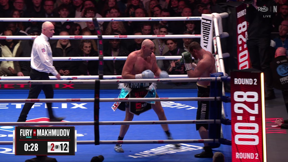 THIS EXCHANGE BETWEEN TYSON FURY AND ARSLANBEK MAKHMUDOV. #FuryMakhmudov is LIVE on Netflix!