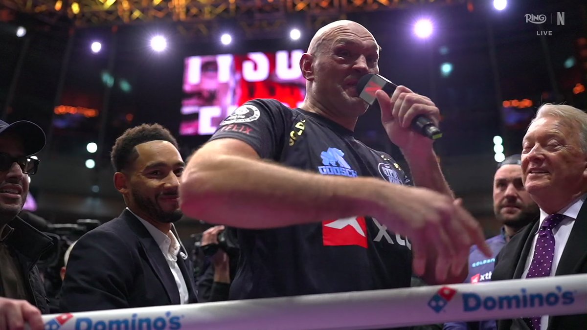 Tyson Fury to Anthony Joshua: “10 years in the making. Let’s fucking dance.” 🔥 #FuryMakhmudov