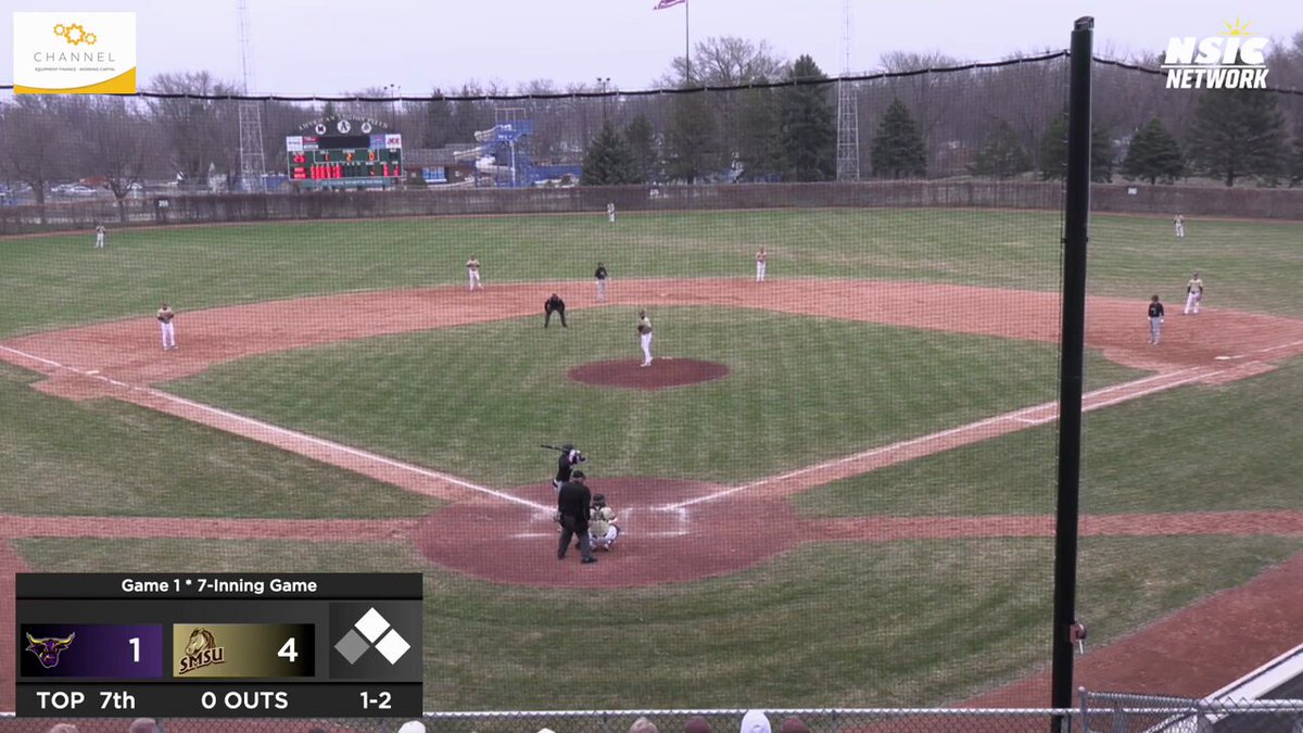 TRIPLE PLAY TO END THE GAME!!! THAT'S A WINNER. SMSU 4, Minnesota State. Jameson Quinn, CG, five-hitter!
