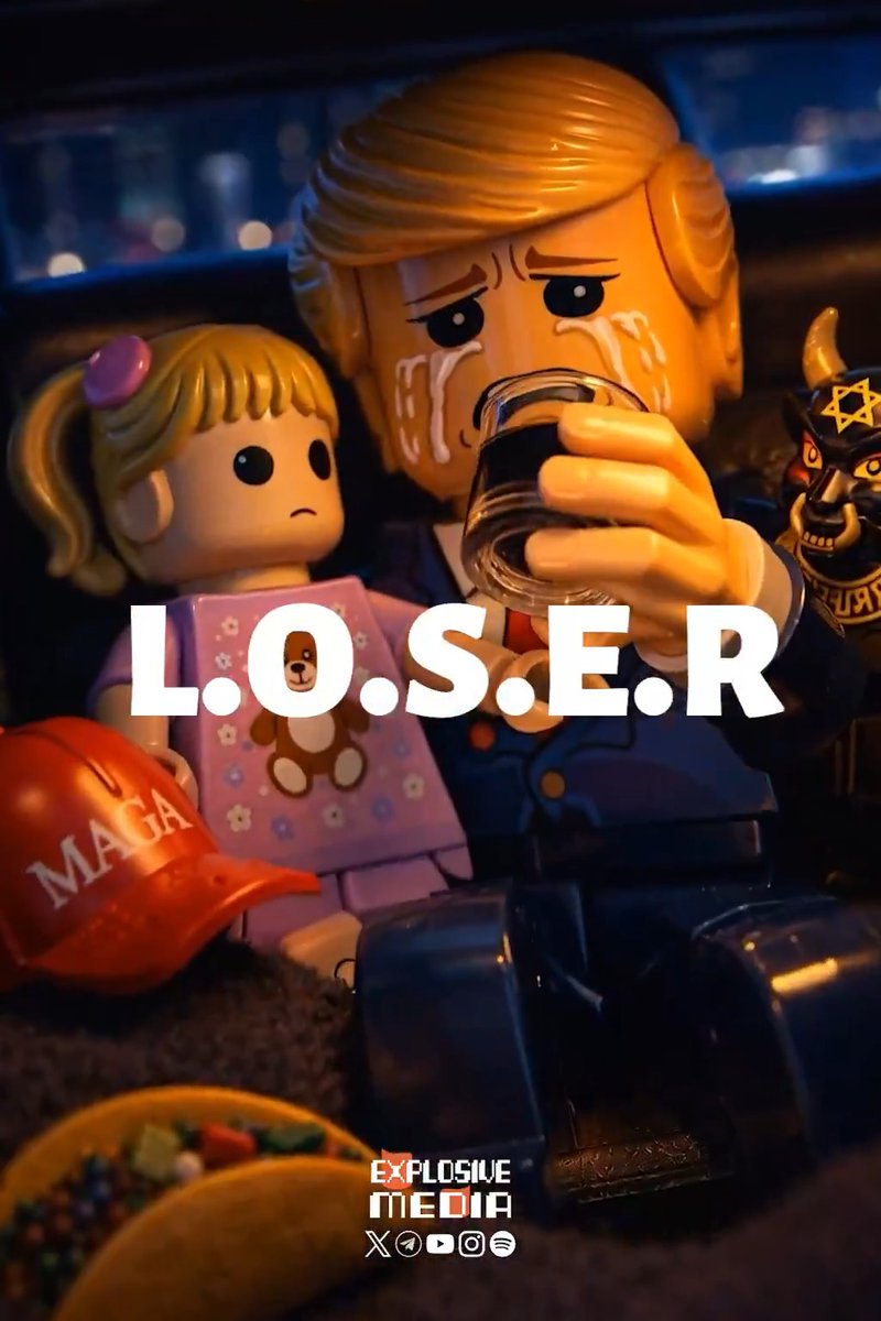 Iranians just published the new very banger LEGO AI movie that Trump almost wants to put onto agreement list to stop them. Do whatever you need to do but don't let Trump watch this 😭🤣😂