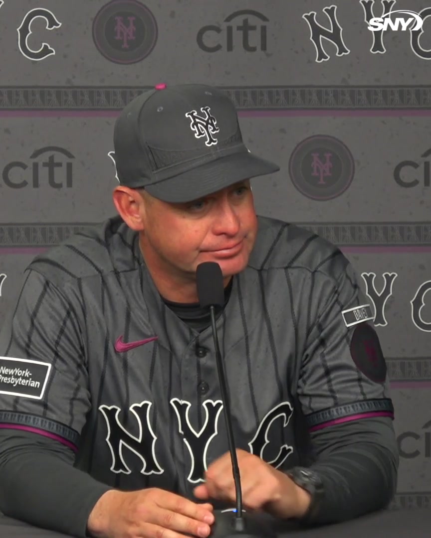 "We're better than that and we've got to fix it, and we will" Carlos Mendoza was asked about the Mets' mental mistakes so far this year: