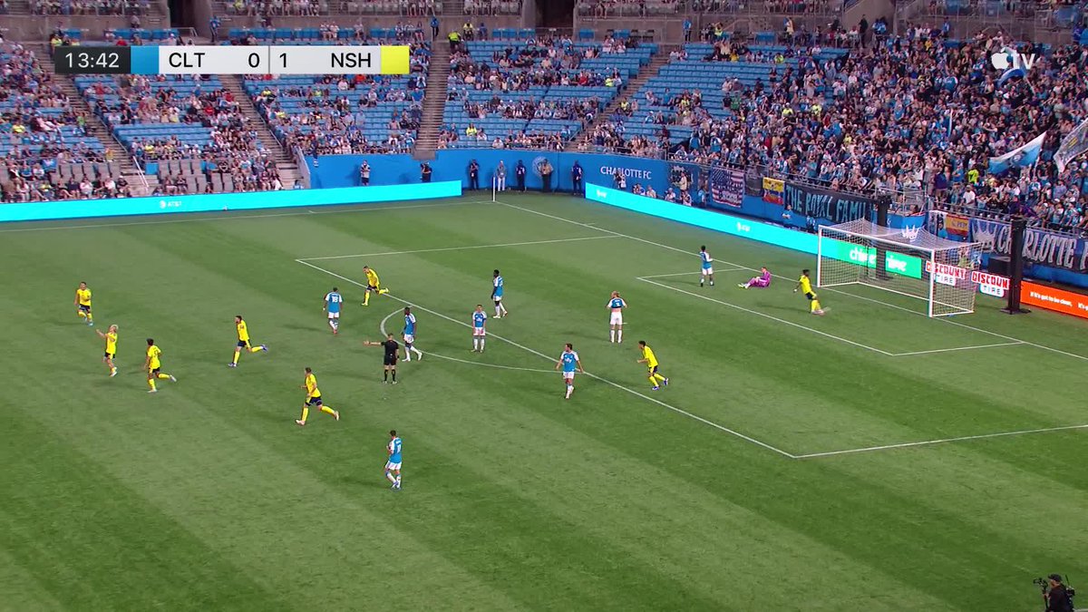 Stunner! Edvard Tagseth puts Nashville SC ahead from distance! 🤯 📺 Apple TV: