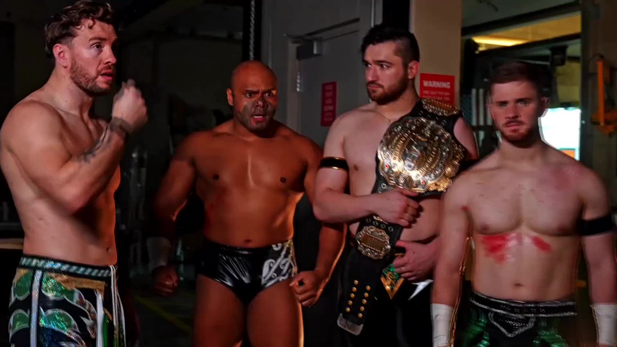 If you weren't aware... Will Ospreay introduced members of the United Empire: • Francesco Akira, one of the best Junior Heavyweight wrestlers in the world today • HENARE, a tough MF • Callum Newman, the YOUNGEST IWGP Heavyweight Champion in history