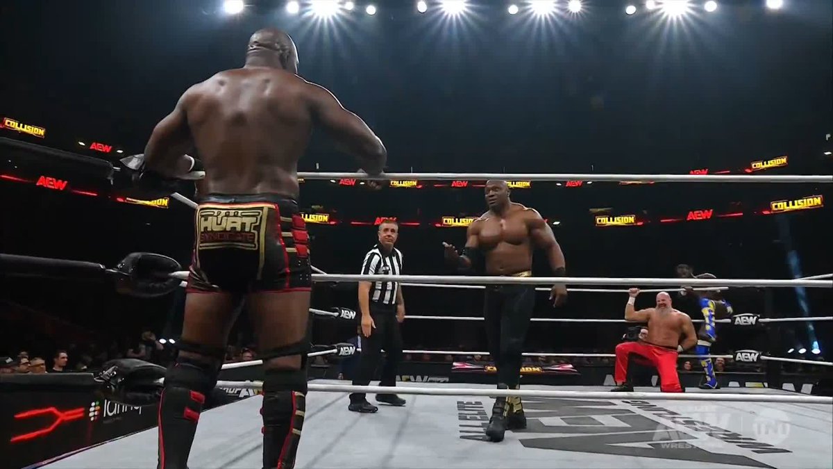 LMAOOOOOOOOOOO BOBBY MF LASHLEY #AEW #AEWCollision