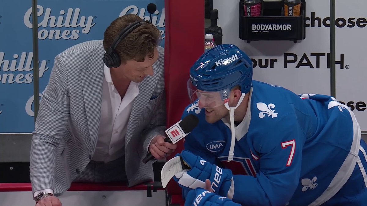Turns out Devon Toews didn't want to score because he knew he'd have to talk to Erik Johnson... 😂 📺: ABC