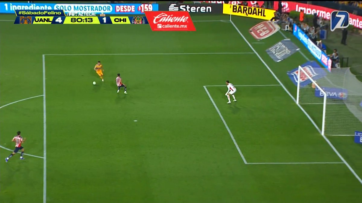 No mames que buen gol de Brunetta para cerrar la goleada a Chivas
