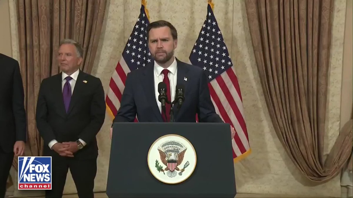 VP VANCE: “We need to see an affirmative commitment that they will not seek a nuclear weapon, and they will not seek the tools that would enable them to quickly achieve a nuclear weapon.” “That is the core goal of the president of the United States, and that's what we've tried to achieve through these negotiations.”