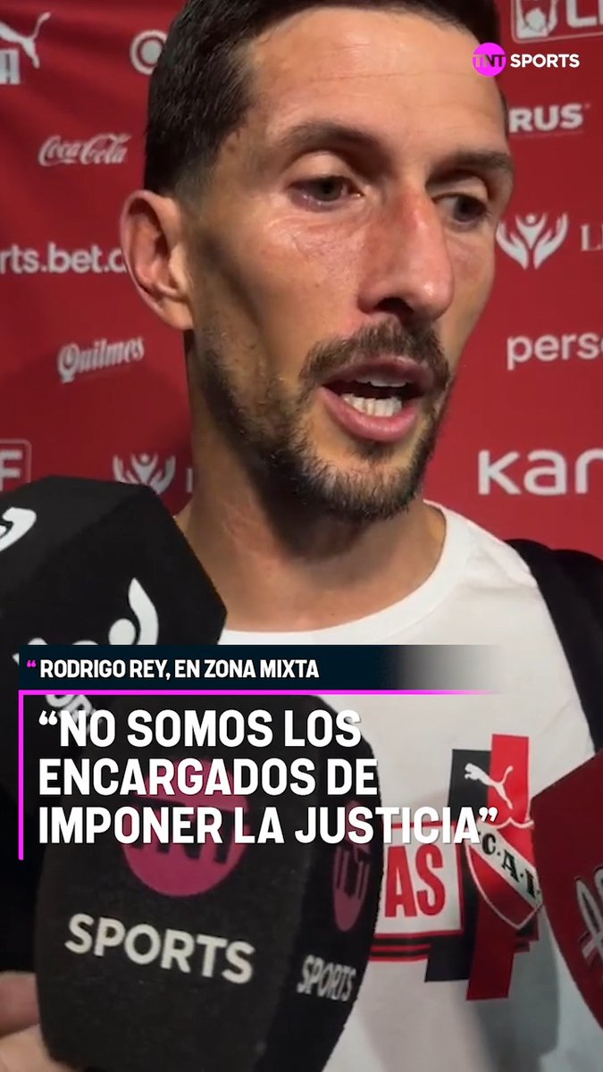 "ME VOY CON EL ORGULLO DE QUE LO DIMOS TODO" 🔴 La palabra de Rodrigo Rey en zona mixta tras el empate de Independiente ante Boca. #LPFxTNTSports