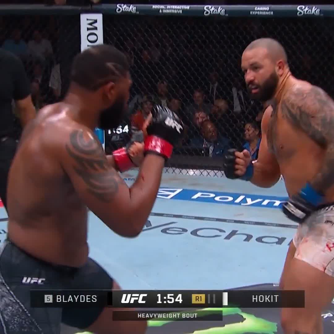 🩸 JOSH HOKIT VE CURTIS BLAYDES’İN İLK RAUNT BİRBİRİNE ACIMADAN GİRDİĞİ ANLAR! #UFC327