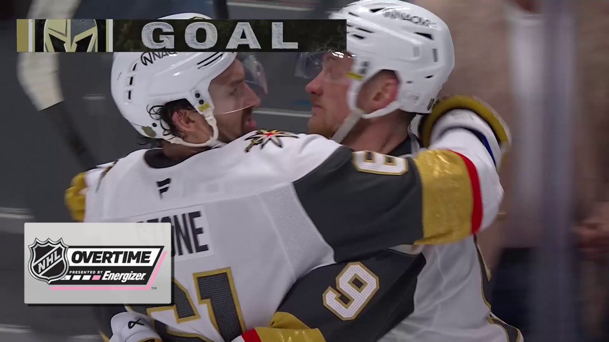 JACK EICHEL WINS IT IN @ENERGIZER OT AND CLINCHES A SPOT IN THE #STANLEYCUP PLAYOFFS!!! 📣