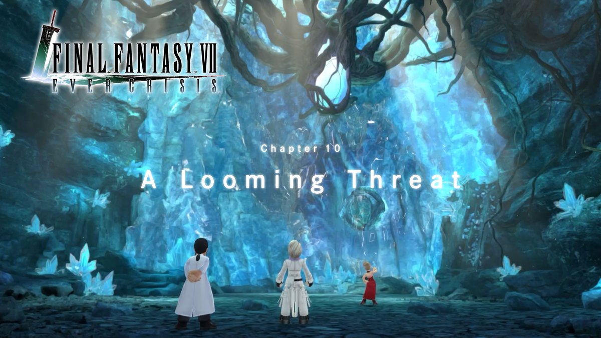 New Chapter Coming Soon FINAL FANTASY VII CHAPTER 10 A Looming Threat will be released Apr. 15 7:00 PM PDT! Enjoy the release of this new chapter! #FF7EC #FF7EverCrisis