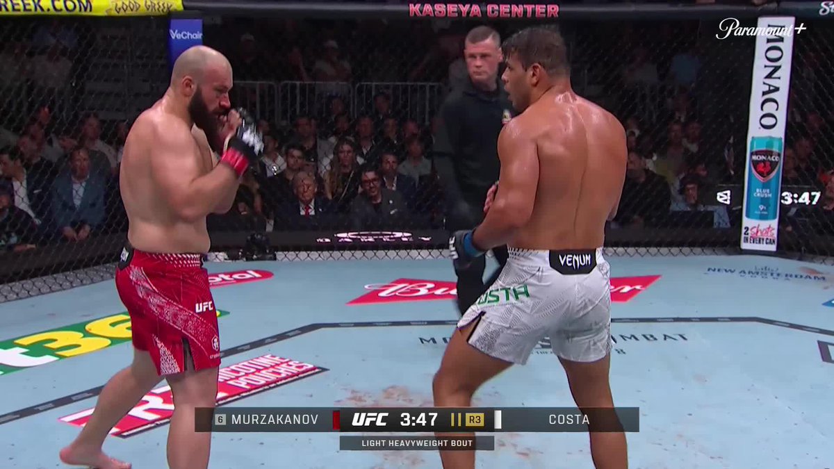 PAULO COSTA FINISHES AZAMAT!! 📺 Paramount+