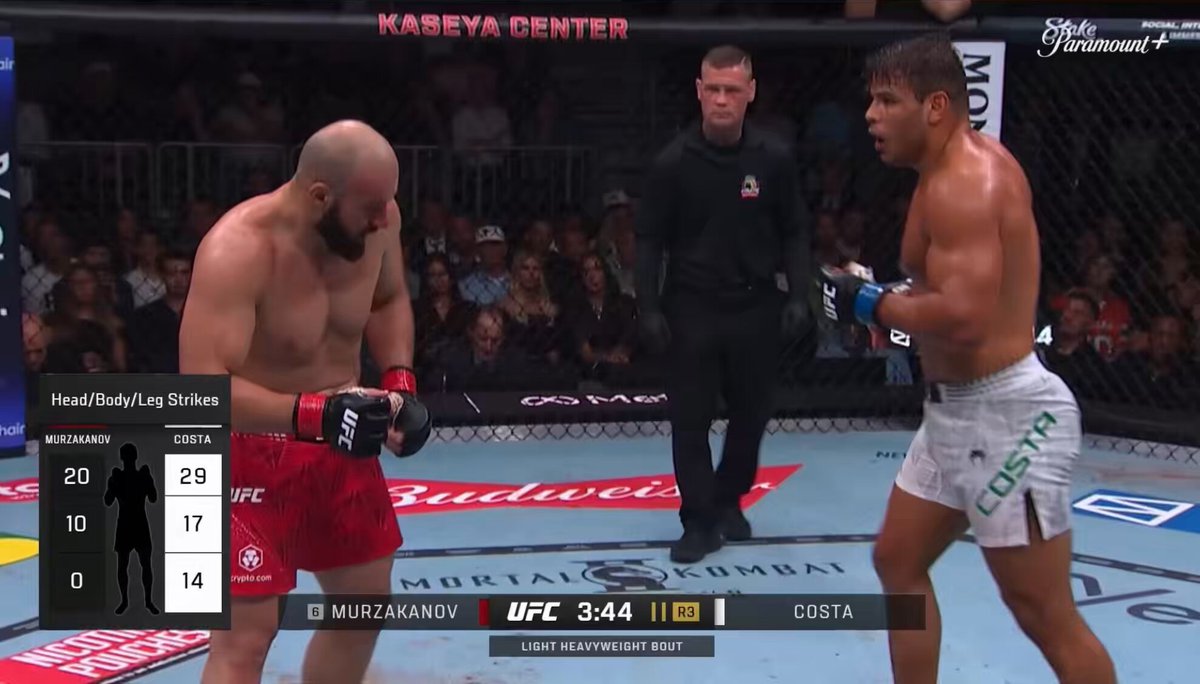 Ok 205 Costa is an interesting player Uces. Banger btw #UFC327