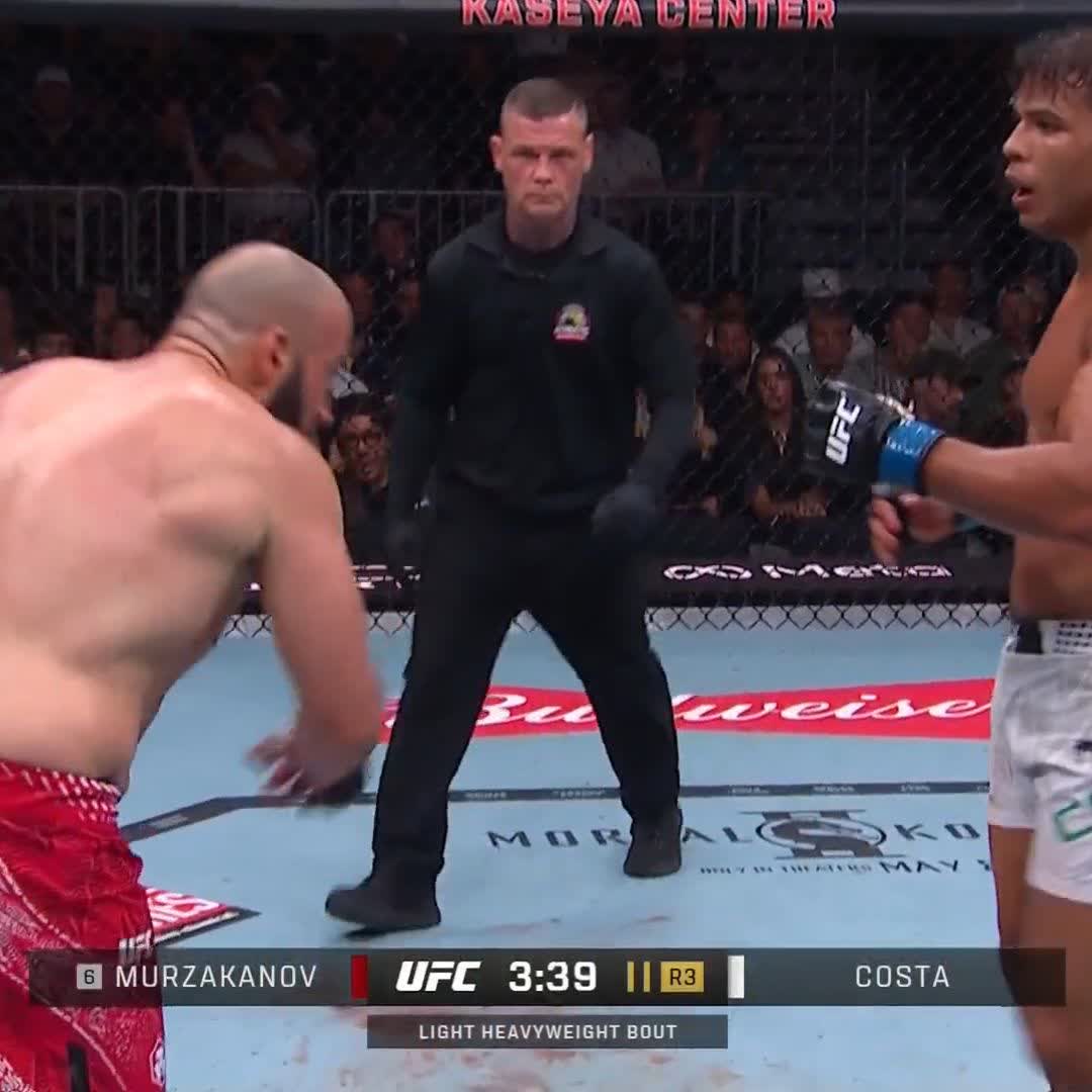 パウロ・コスタが6位 アザマト・ムルザカノフに3RKO勝ち！ #UFC327