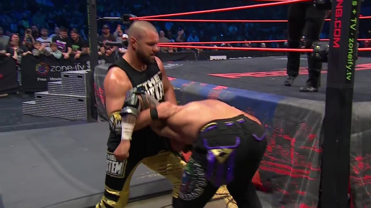 DVD on the concrete floor! Edward Edwards Mike SANTANA🇵🇷 WATCH #TNARebellion on TNA+: