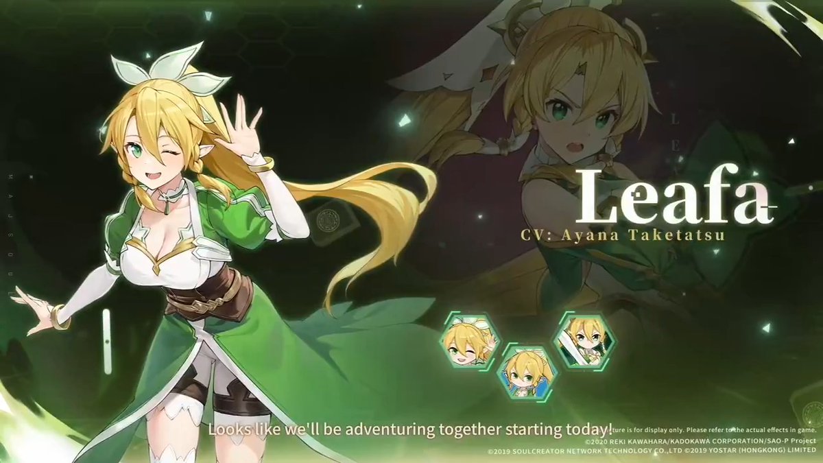 Mahjong Soul X Sword Art Online Collab Limited Collab Character Preview: Leafa #SwordArtOnline #MahjongSoul #Yostar