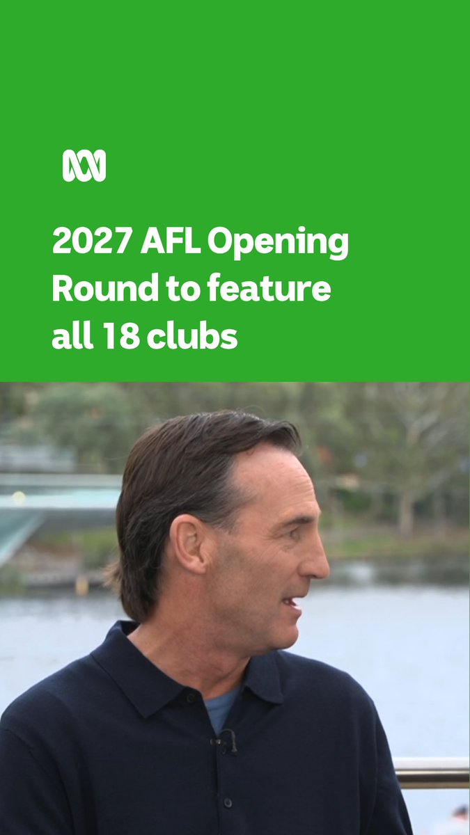 AFL CEO Andrew Dillon says next year's Opening Round will "look different" and is set to feature all clubs playing. 🏉🏟️ The league boss also responded to the idea of a representative match for AFLW players at a future Gather Round. Watch Offsiders: