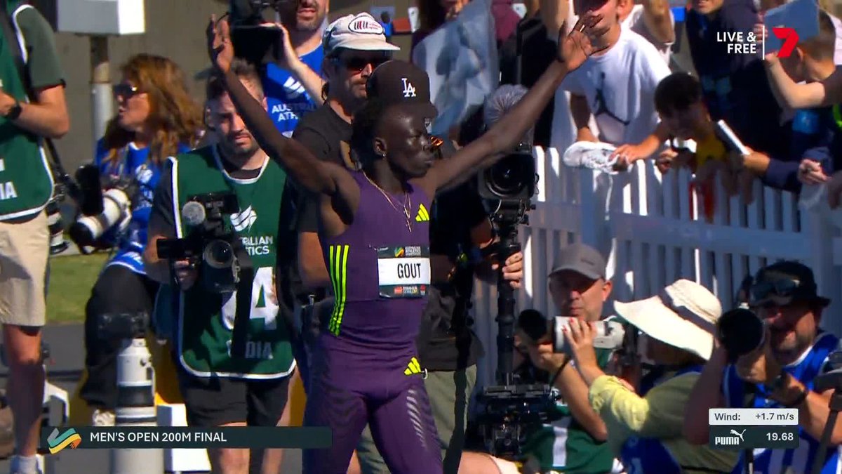 19.67 OH MY GOODNESS Gout Gout has just DESTROYED the National Record 🤯