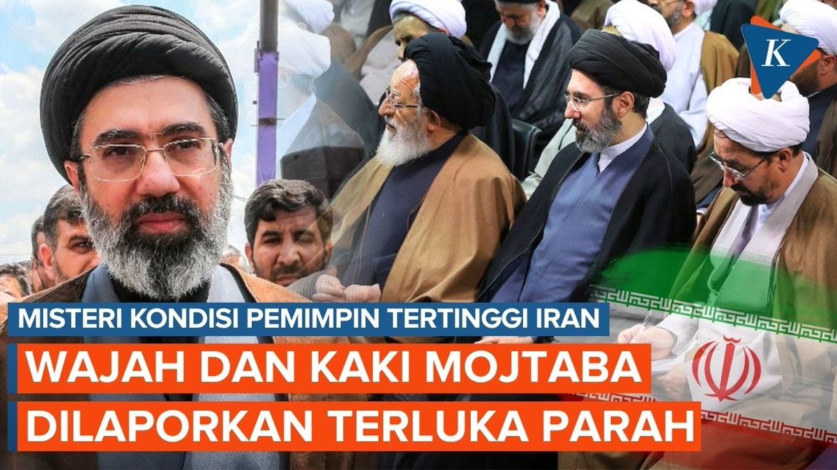 Pemimpin Tertinggi Iran Mojtaba Khamenei dilaporkan masih dalam masa pemulihan dari cedera parah di wajah dan kaki akibat serangan udara Amerika Serikat (AS)-Israel ~WR #MojtabaKhamenei #Iran