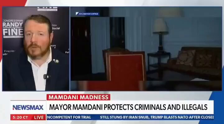 Listen as Congressman Randy Fine exposes Mamdani: "Mamdani lied when he applied for citizenship. I think he was affiliated in supported groups you're not allowed to if you want to be a citizen of the United States. And I think he should be denaturalized and deported as a result!"