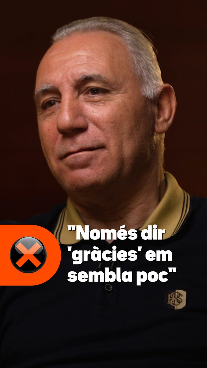 ✍️ Hristo Stoitchkov: "No has de besar l'escut ara i al cap de quatre dies, fora." L'exfutbolista del Barça parla del seu agraïment al club i a l'afició blaugrana: "Només dir 'gràcies' em sembla poc." #Col·lapse3Cat