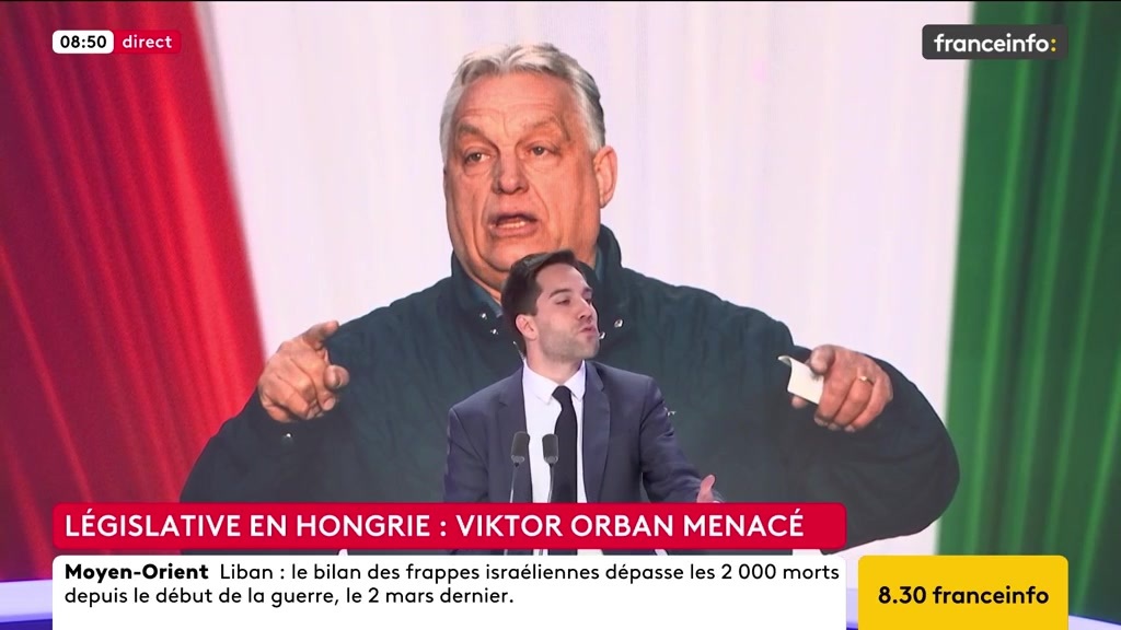 🔴 Législatives en Hongrie➡️ Viktor Orban "c'est un allié", défend Thomas Ménagé.