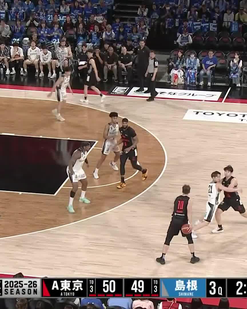 #ダマムッサ を中心に粘りのディフェンス‼️ 📡配信中🏀 #島根スサノオマジック