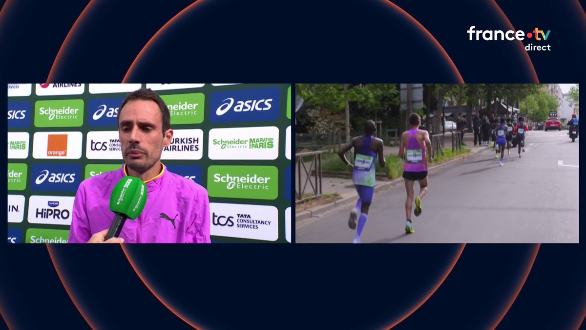 #ParisMarathon | 🇮🇹 YEMANEBERHAN CRIPPA REMPORTE LE MARATHON DE PARIS ! L’Italien boucle sa course en 2h05'18" ! ÉNORME !