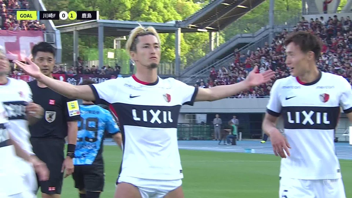 🎦 ゴール動画 🏆 明治安田Ｊ１百年構想リーグ 地域リーグラウンド 第10節 🆚 川崎Ｆvs鹿島 🔢 0-1 ⌚️ 53分 ⚽️ 鈴木 優磨（鹿島） #Ｊリーグ