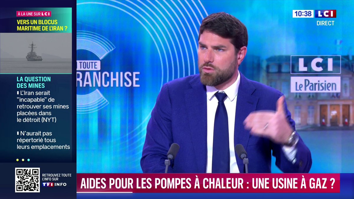 🔴🗣️ En France, "aujourd'hui, on produit à peu près 500 000" pompes à chaleur. Cet objectif d'1 million de pompes à chaleur d'ici 2030 est atteignable avec des produits français et européens" : Vincent Jeanbrun 📺 #EnTouteFranchise avec Elizabeth Martichoux ⬇️