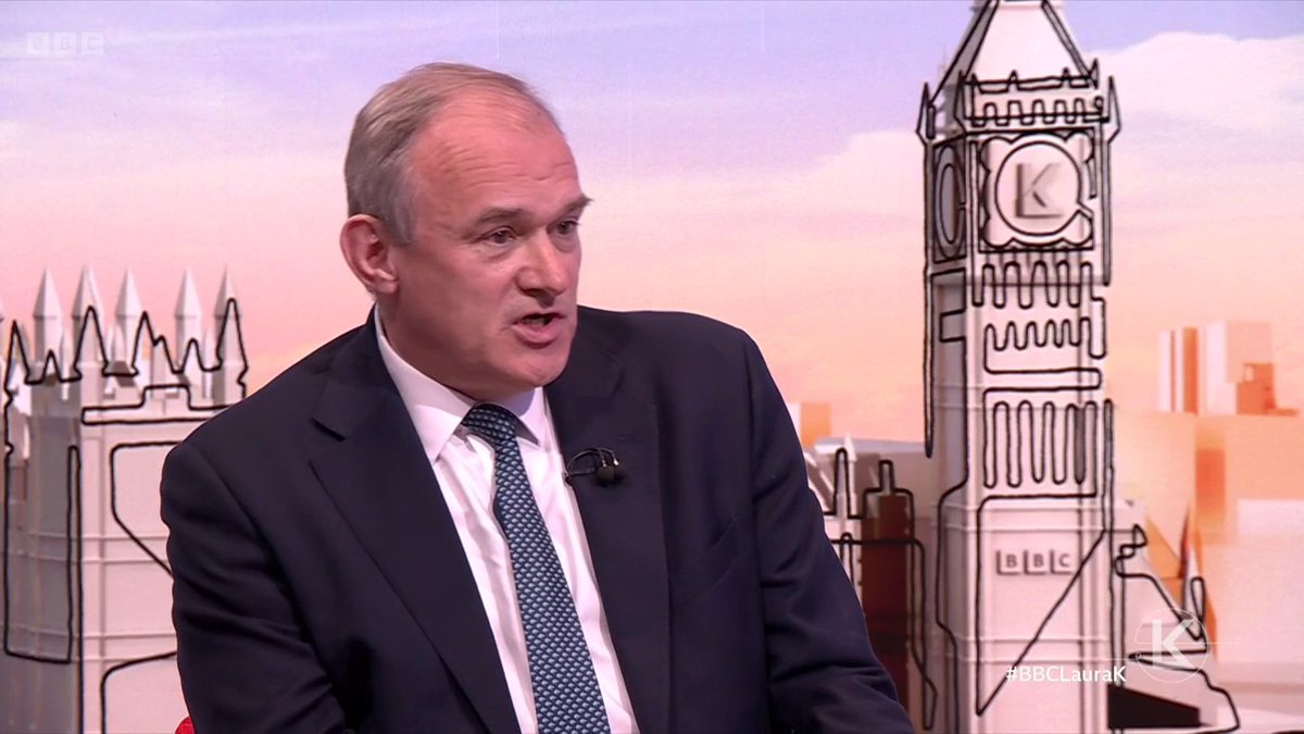 “If you take action now… you can grow the economy” Lib Dem leader Ed Davey says his policies such as cutting fuel duty by 10p for three months, funded by a “windfall” to the Treasury from higher oil and gas prices, would boost growth #BBCLauraK