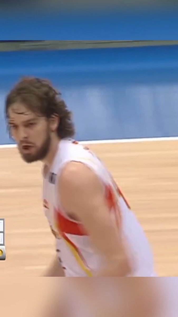 Prime Pau Gasol was an absolutely scary sight 🫣🇪🇸 #FIBAWC