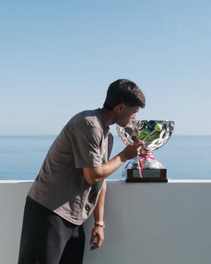 On repeat 🎶🍾 #RolexMonteCarloMasters