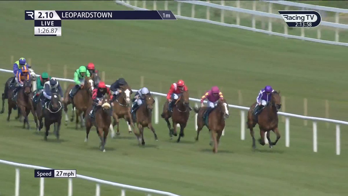 Group 1 form comes to the fore - JUST! ⬛️🟥 Skydance, beaten just under 4l in last season's Moyglare Stud Stakes, gets up late to open her account on seasonal return. Big races await both her and the runner-up, at least. Leopardstown RC