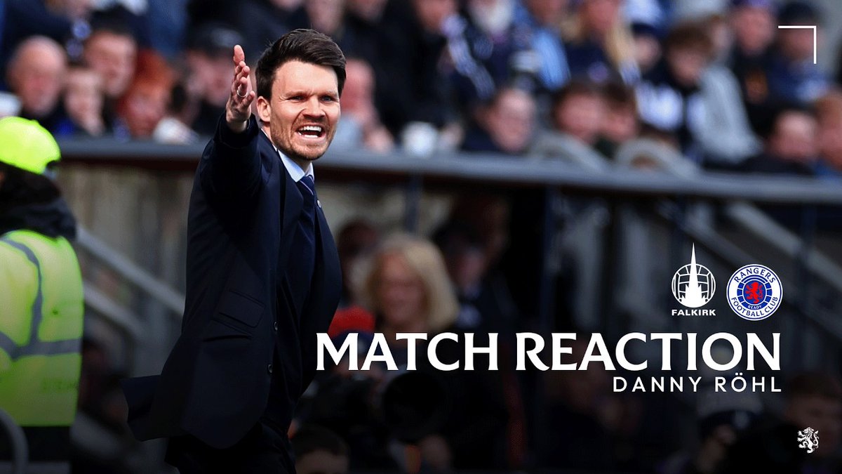 🎙️ Danny Röhl spoke about the squad’s performance, the importance of today’s victory and the role of the supporters in his post-match interview with RangersTV.