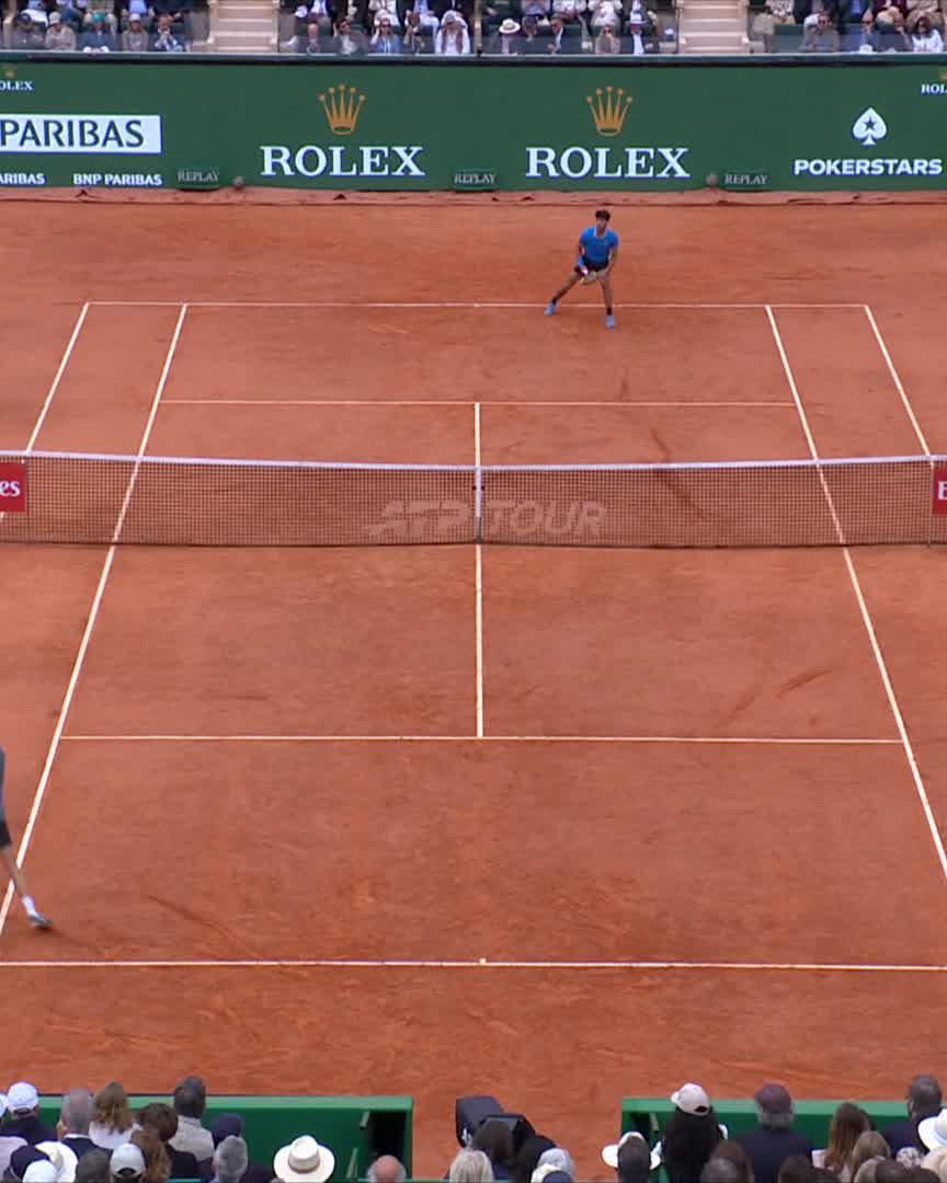 Utilising the old faithful 🪶 Carlos Alcaraz #RolexMonteCarloMasters
